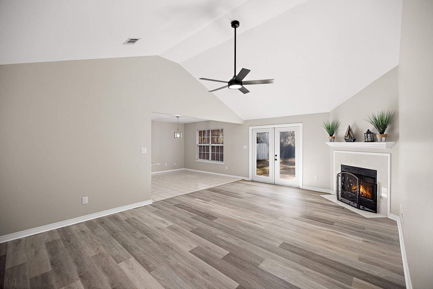 After Interior Living Room - Rhino Paint And Stain