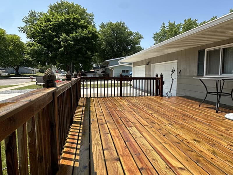 Deck Restoration After - Rhino Paint And Stain