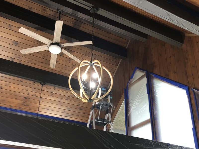 Paint Ceiling Before - Rhino Paint And Stain